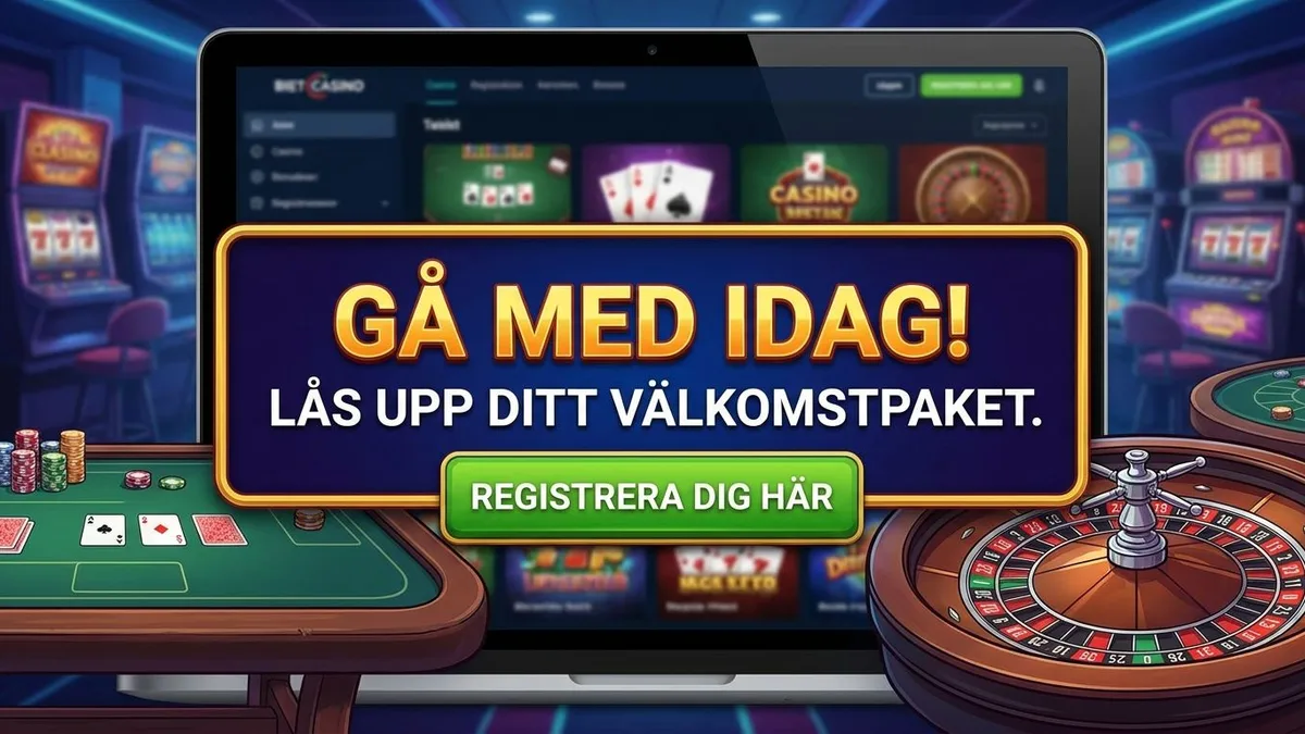 Registrera dig med bonus